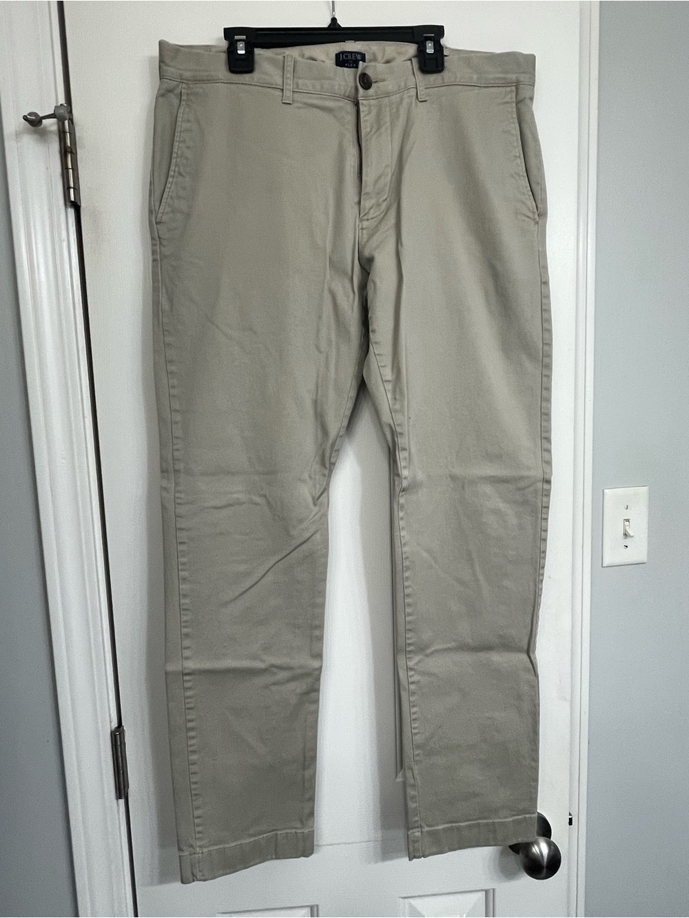 J. Crew Men's Chino Pants in Light Beige